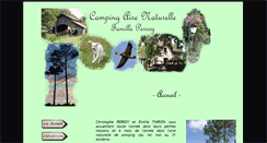 Desktop Screenshot of camping-aire-naturelle.fr