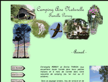 Tablet Screenshot of camping-aire-naturelle.fr